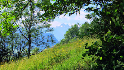 Blick vom Parkplatz Talstation Hörnerbahn Bolsterlang Allgäu