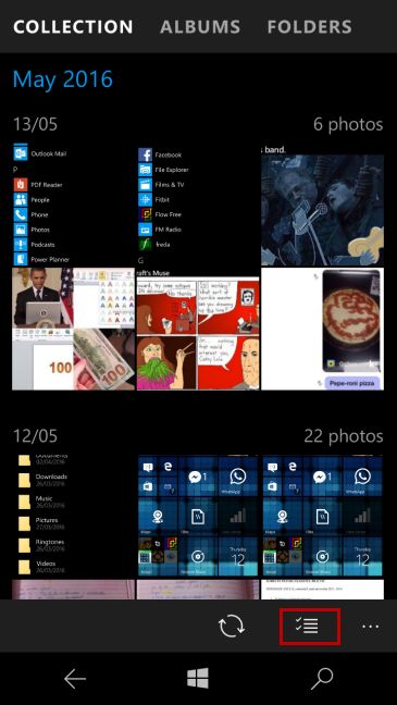 Windows 10 Mobile, Lumia, Bluetooth, partage, fichiers, envoi