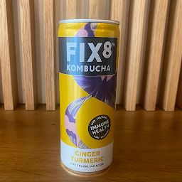 Fix8 Kombucha | Ginger Turmeric