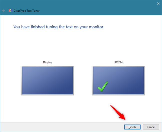 ClearType Text Tuner ปรับจอภาพของคุณเสร็จแล้วเพื่อให้อ่านง่ายที่สุด