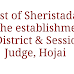 Post of Sheristadar  in the establishment of District & Sessions Judge, Hojai