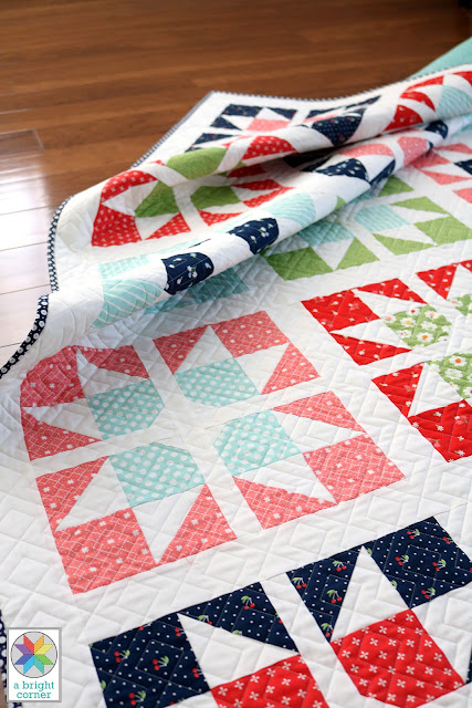 Split Stars quilt pattern by Andy of A Bright Corner