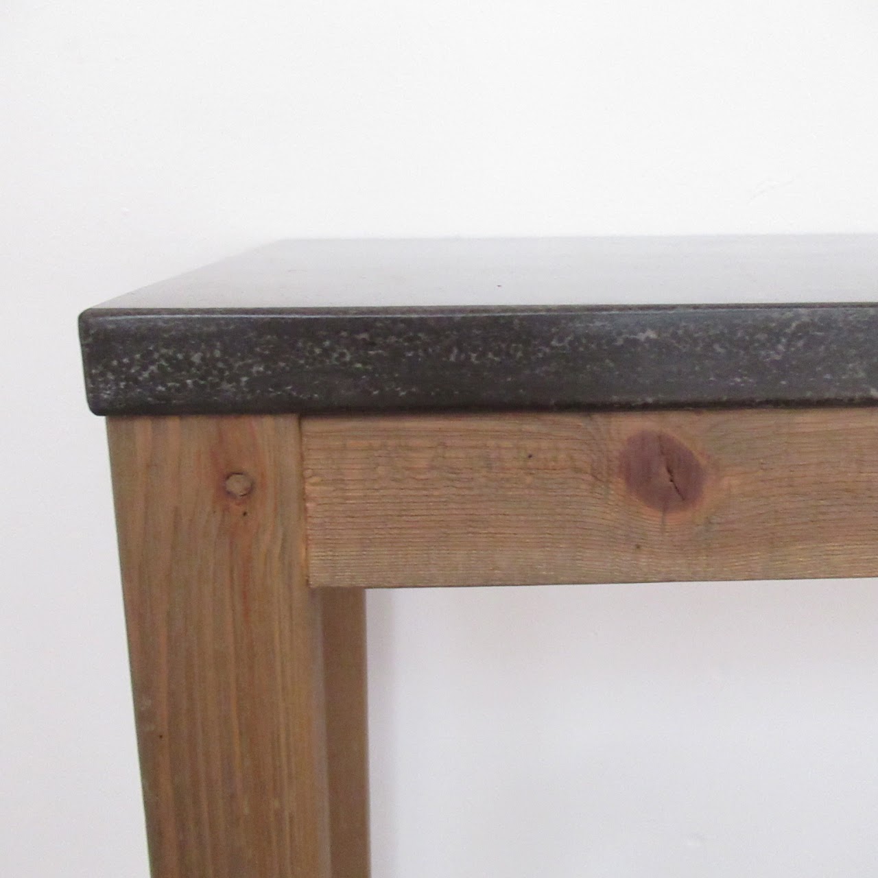 Stone-Top Console Table