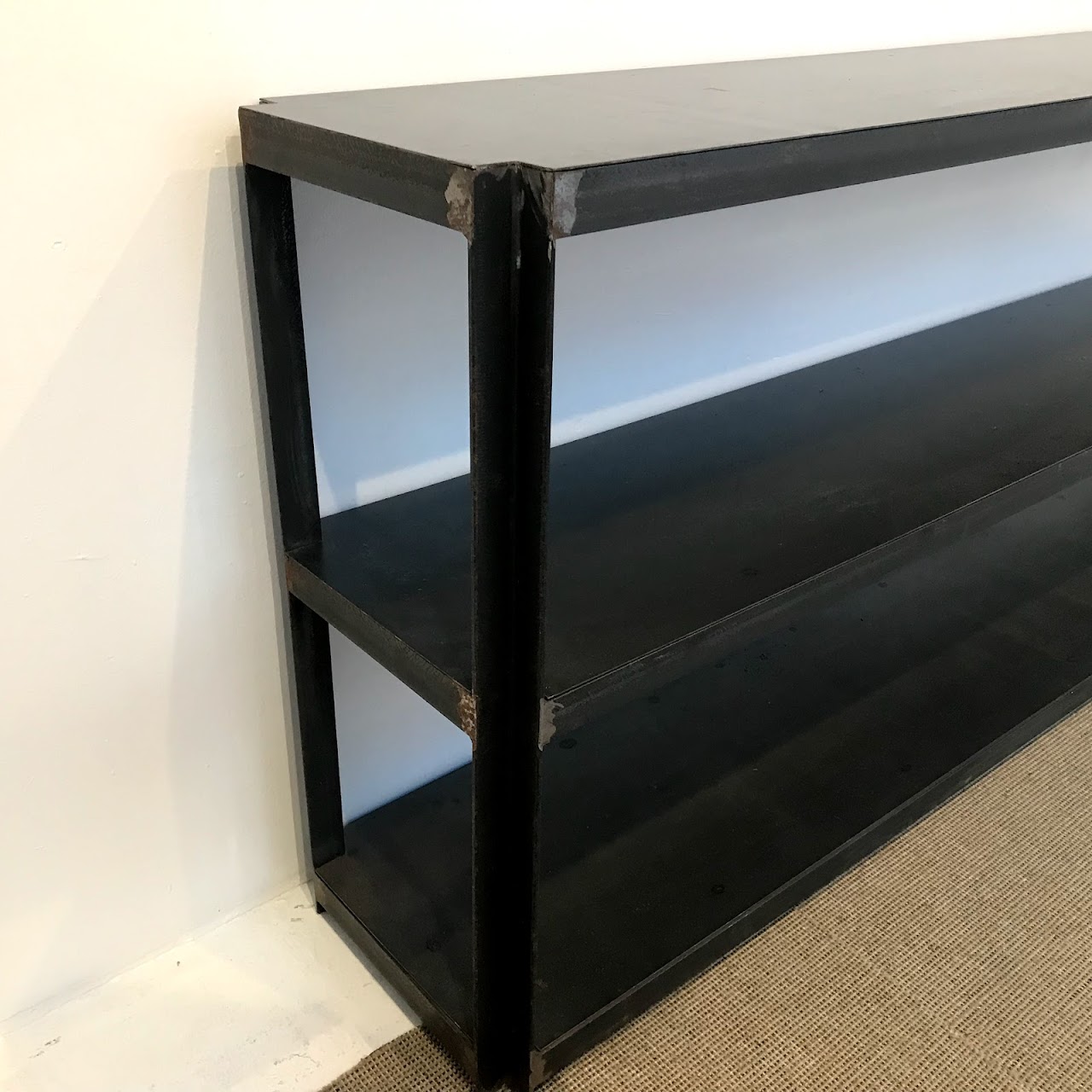 Industrial Steel Console Table