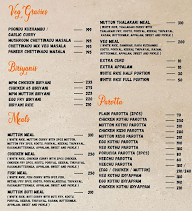 Madurai Pandi Mess menu 2