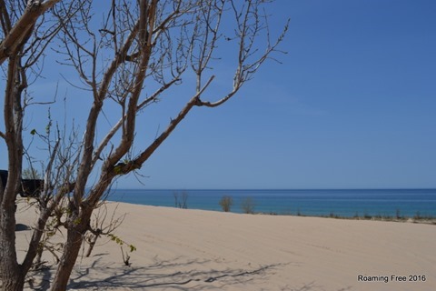 Overlooking Lake Michigan