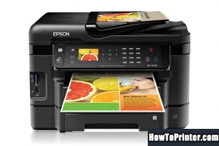 Reset Epson WorkForce WF-3530 printer by Epson Waste Ink Pad Counters resetter