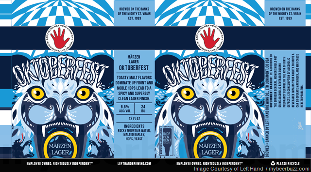 Left Hand brewing Oktoberfest 2018 Cans