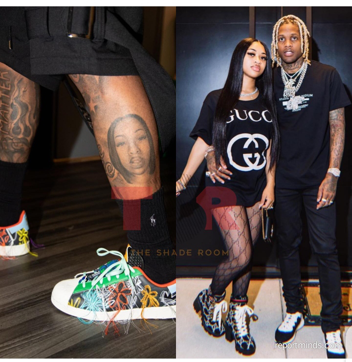Lil Durk Gets India Royales Face Tatted On His Leg  HipHopDX