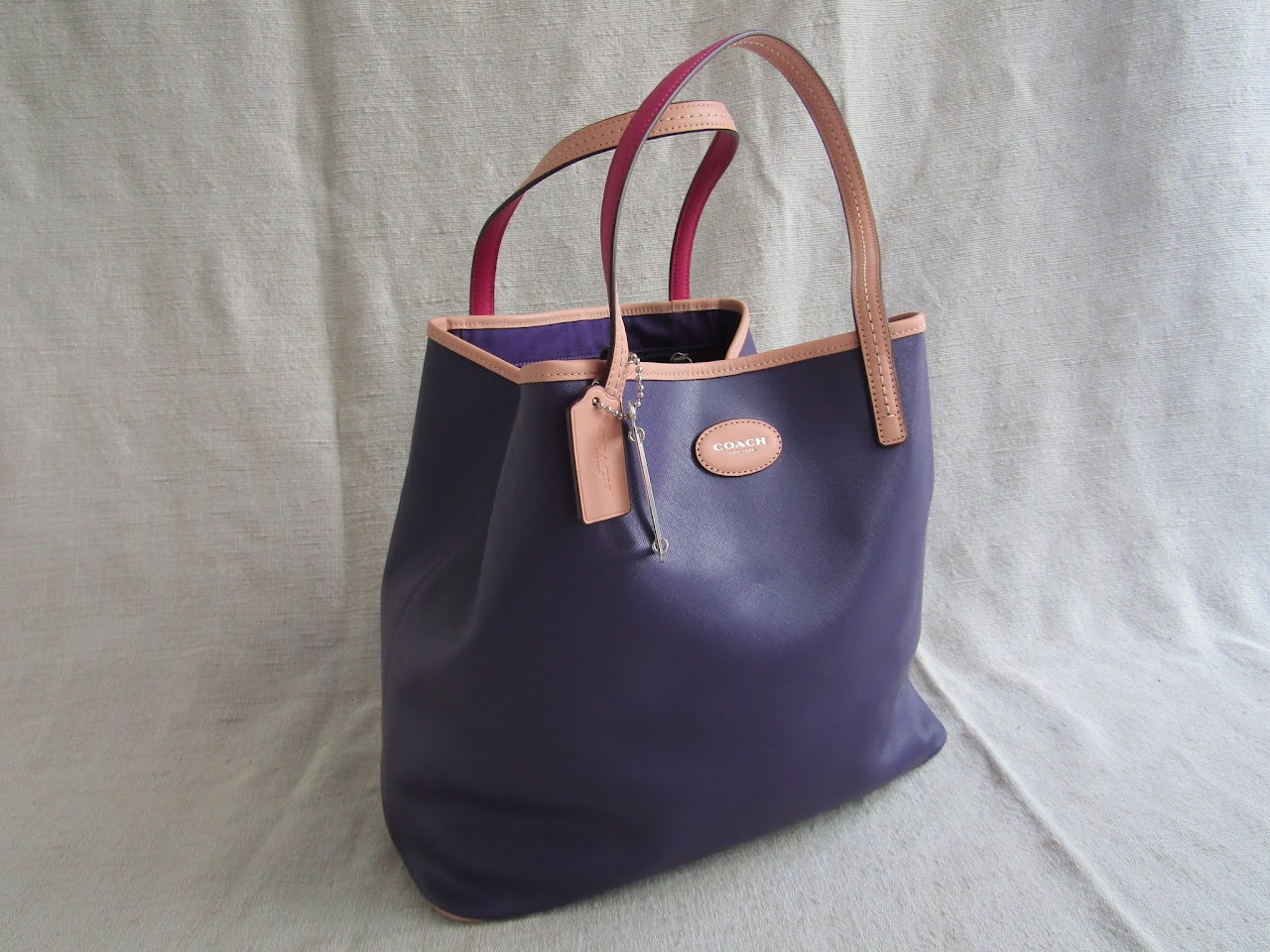 Coach Purple Tote