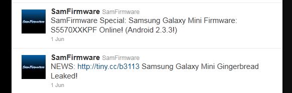 Upgrade Samsung Galaxy Mini and Root to Android Gingerbread 2.3.3