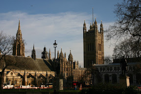 Parliament at dusk