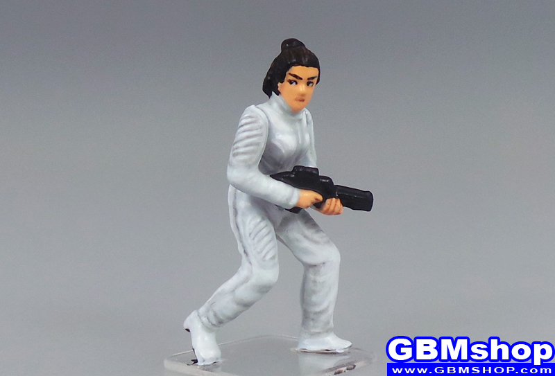 star wars miniature Imperial Assault Princess Leia Organa of Cloud City #19 The Force Unleashed Star Wars Miniatures Custom Customize and Painting