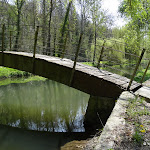 Passerelle sur le Fusain