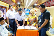 Kembali, Calon Jama'ah Haji Labuhanbatu Akan Gunakan Kereta Api Ke Embarkasi Medan 