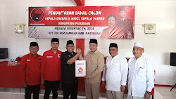 H.M Rusdi Sutejo Ketua DPC Gerindra Kabupaten Pasuruan, Daftar Calon Bupati Di Partai PDIP