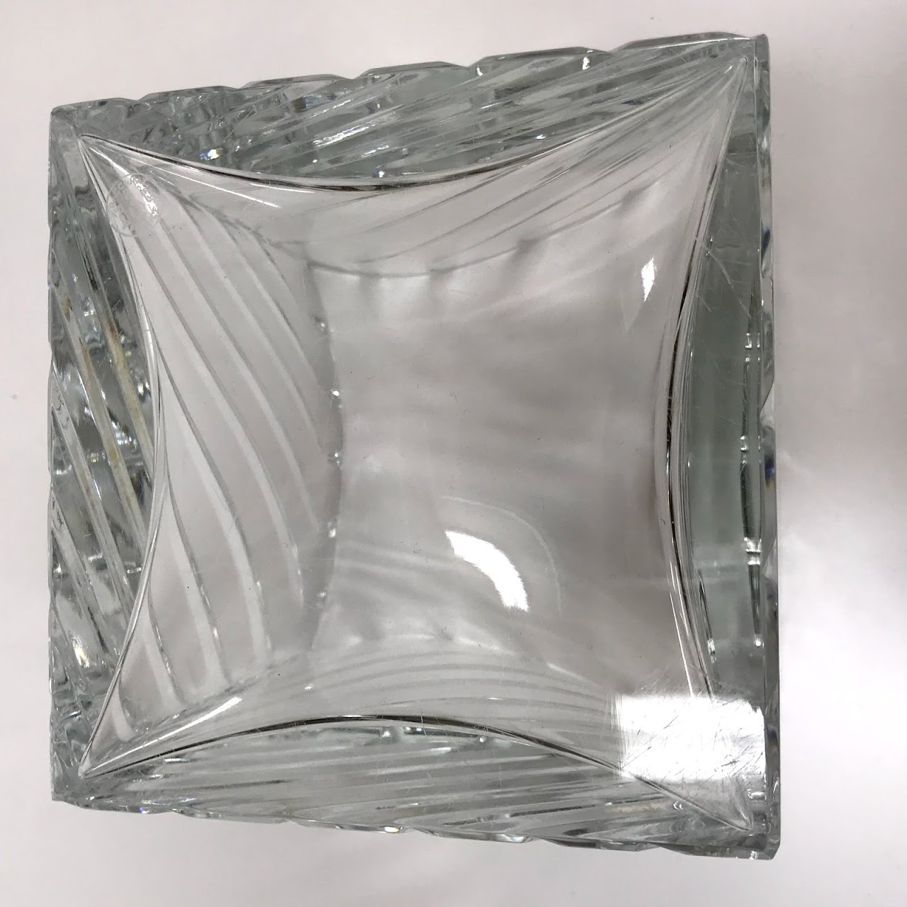 Baccarat Square Line Vase