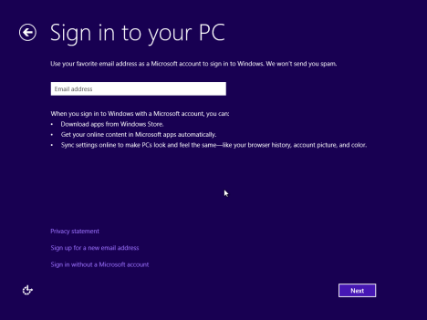 Windows8のセットアップ