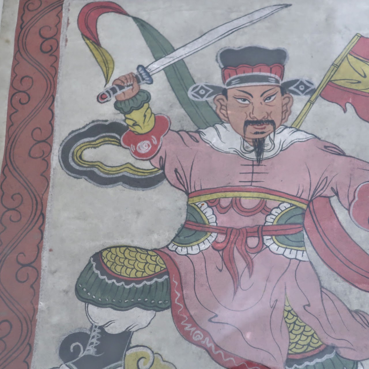 19th C. Asian Scroll Painting #3