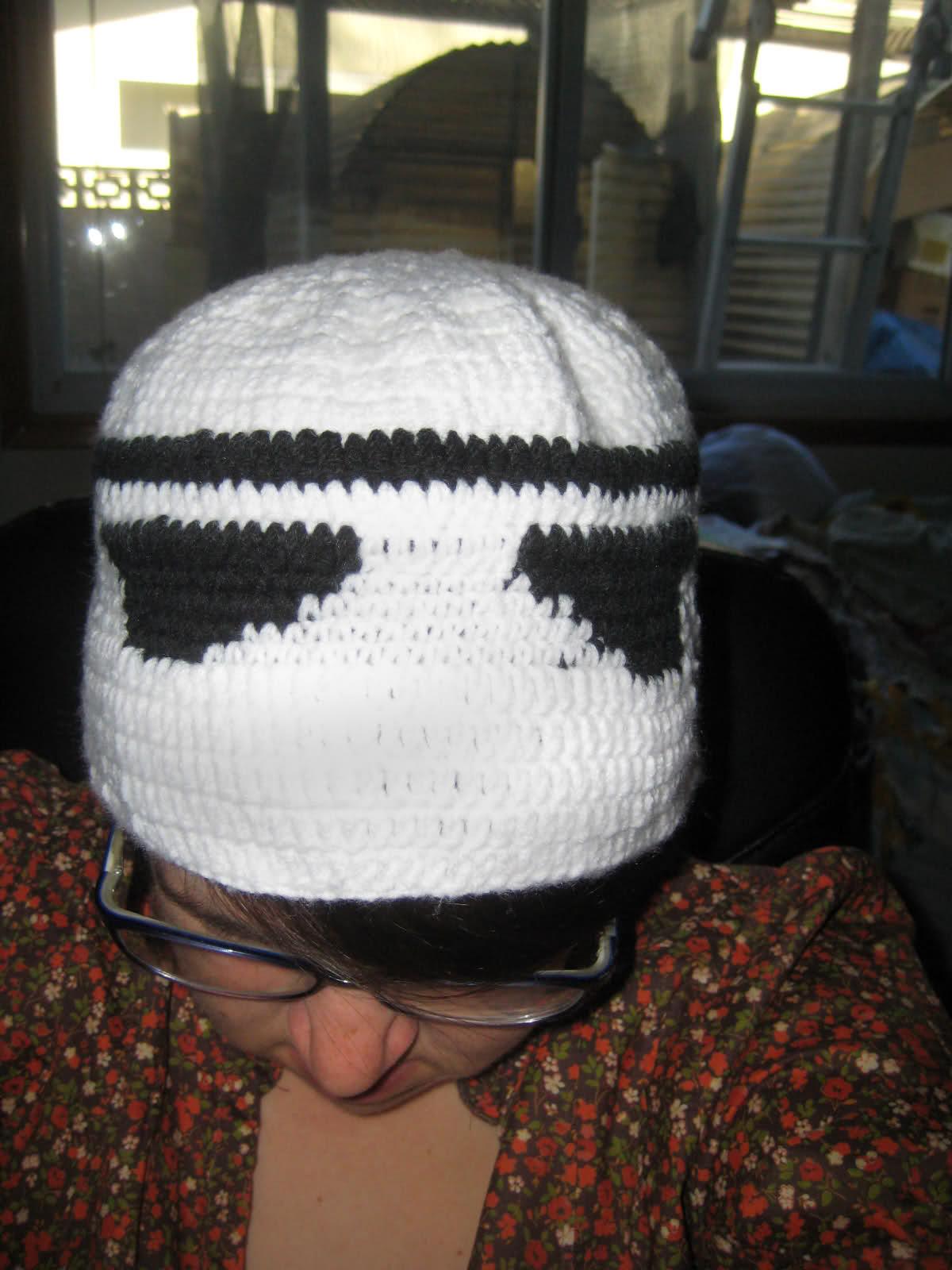 Crochet Storm Trooper Hat