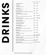 My Bar Headquarters menu 1