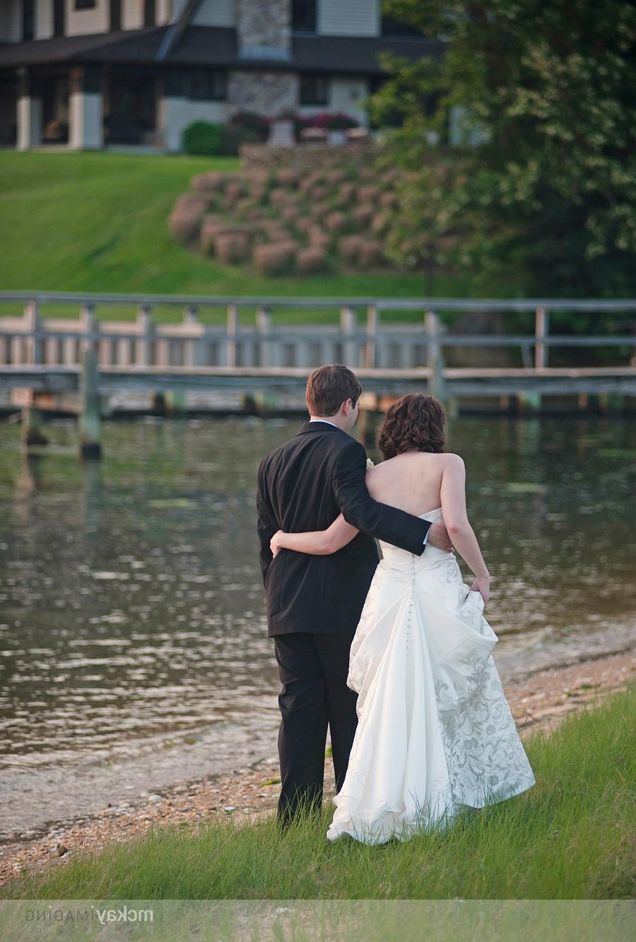 Erin and Sam, backyard wedding