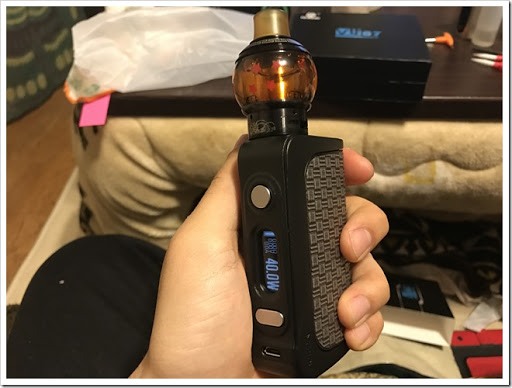 IMG 1004 thumb2 - 【DNA250搭載MOD】Hciger VT167レビュー！抜群の安定感と大人な見た目で常飲用に最適！【ロングライフ/ハイパワー/爆煙からフレーバーチェイサーまで】