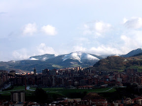 The hills around Bilbao