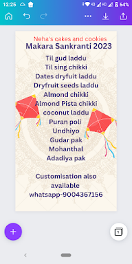 Neha's Cakes & Cookies menu 1