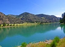 Clark Fork or Flathead River along Montana Highway 200