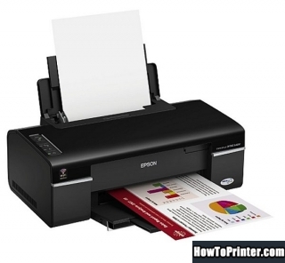 Reset Epson B40W printer by Epson resetter