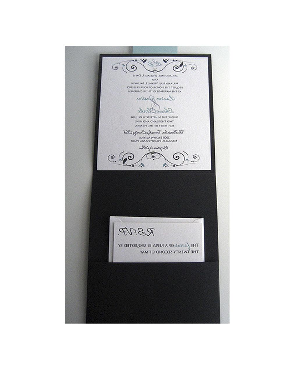 Pocket Wedding Invitation Set