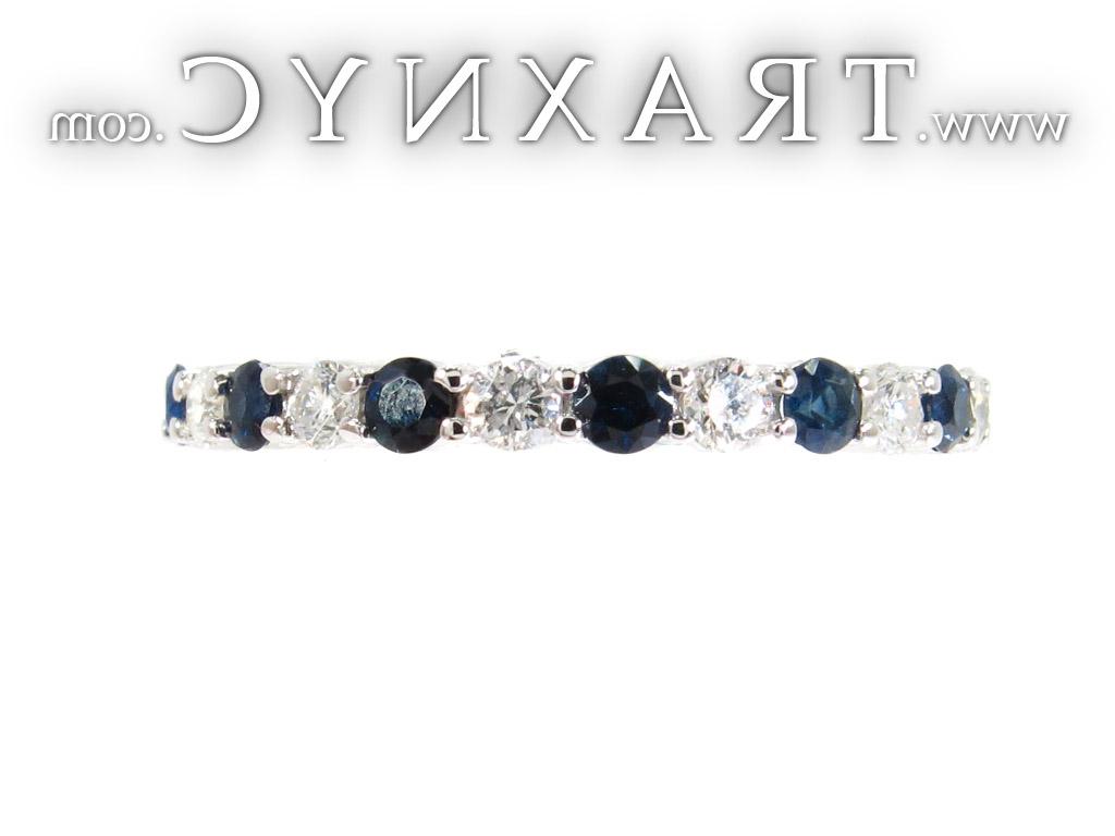 Full Size Picture for Blue Sapphire Diamond Ring