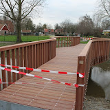 Nieuwe fiets/voetgangersbrug bij de Ahof