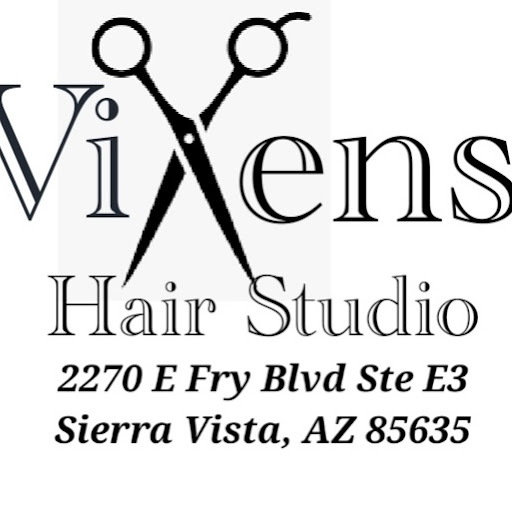 Vixens hair studio logo