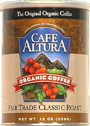 Coffee Cafe Altura Coffee Ground, Fair Trade, Classic OG1 12 oz. (Pack of 6) Affordable