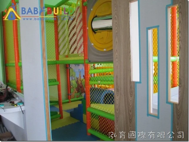 BabyBuild 室內3D泡管兒童遊具完工照