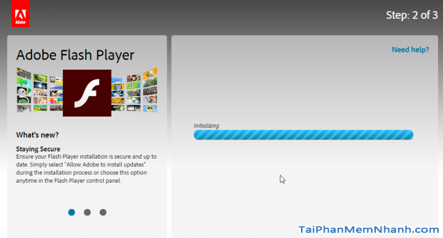 Đang tải Adobe Flash Player