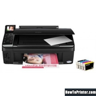 Reset Epson TX419 printer use Epson reset program