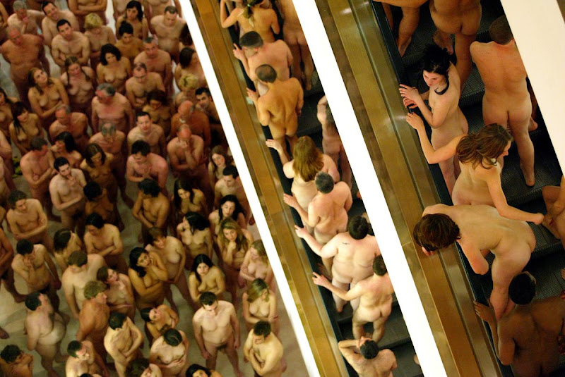 O mundo despido de Spencer Tunick