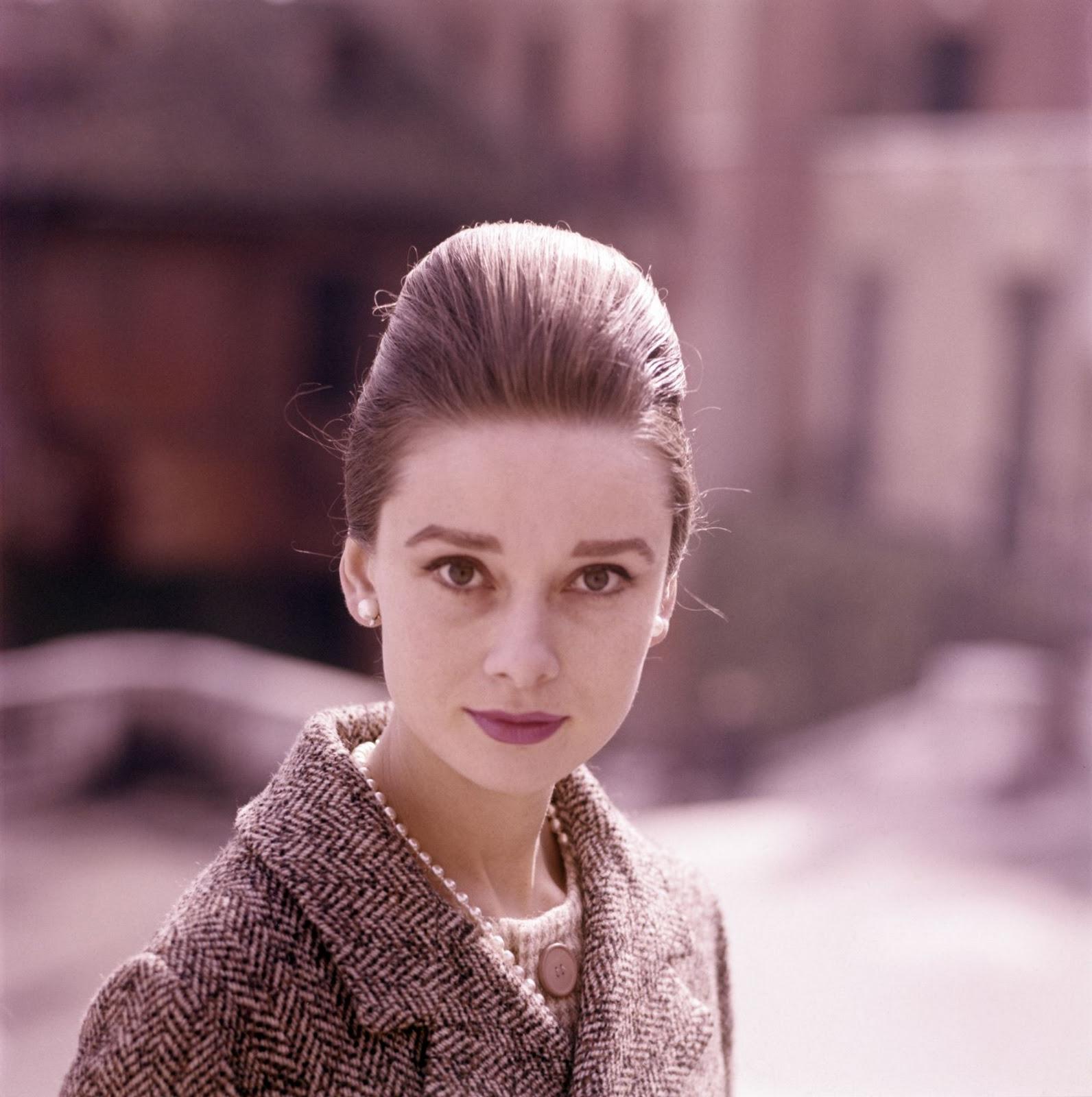 Audrey Hepburn with her dog