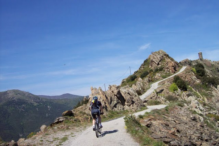 La Côte Vermeille à VTT - La Torre de Madeloc