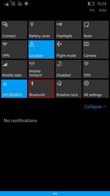 conectar, Bluetooth, pai, Windows 10, computadora, teléfono inteligente, Windows 10 Mobile, Lumia