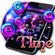 Neon Time Theme & Lock Screen  Icon