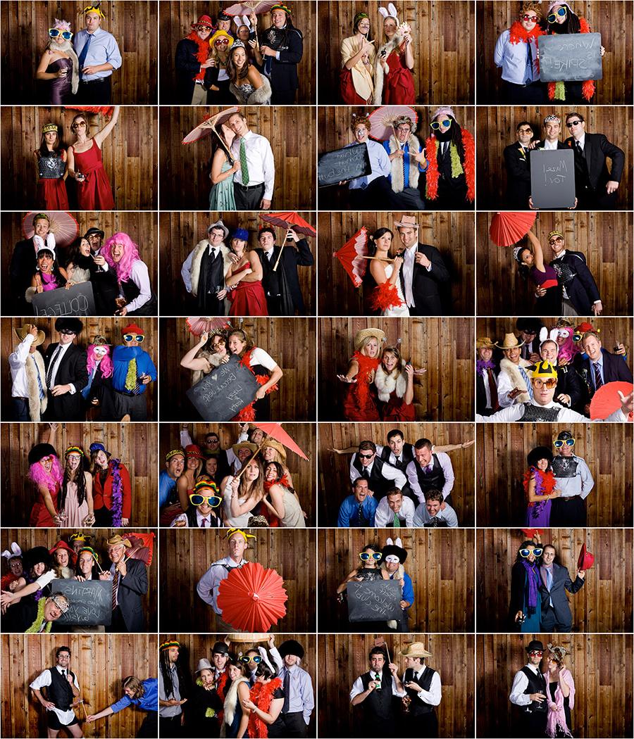 Wedding photo booth