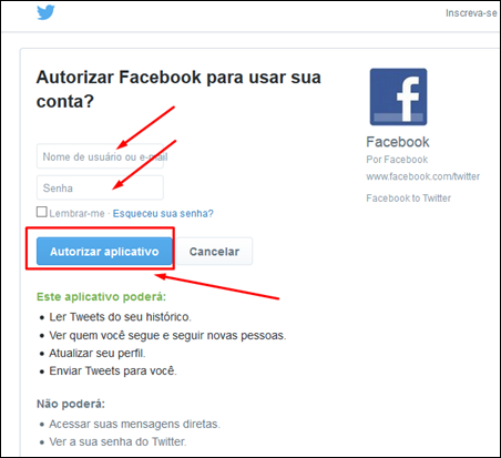 Como publicar posts do Facebook no Twitter - Visual Dicas