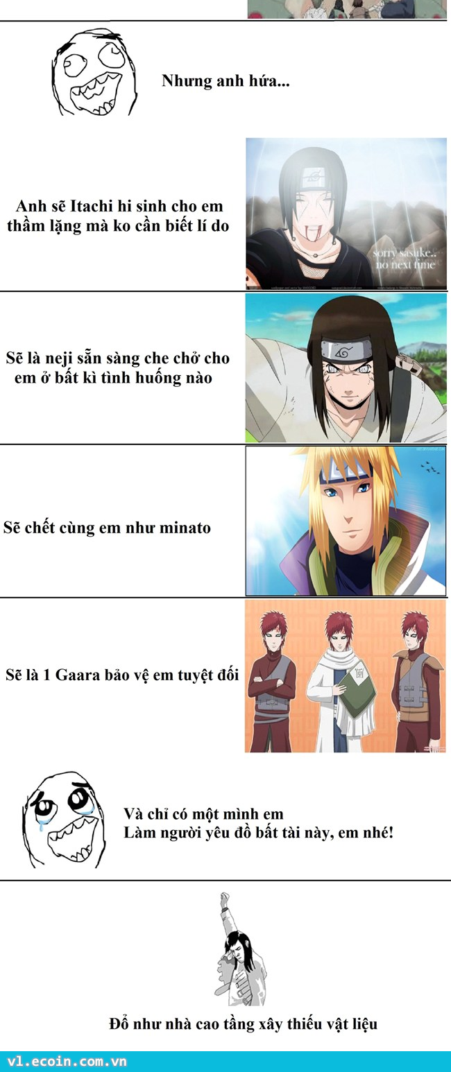 Khi fan Naruto tỏ tình