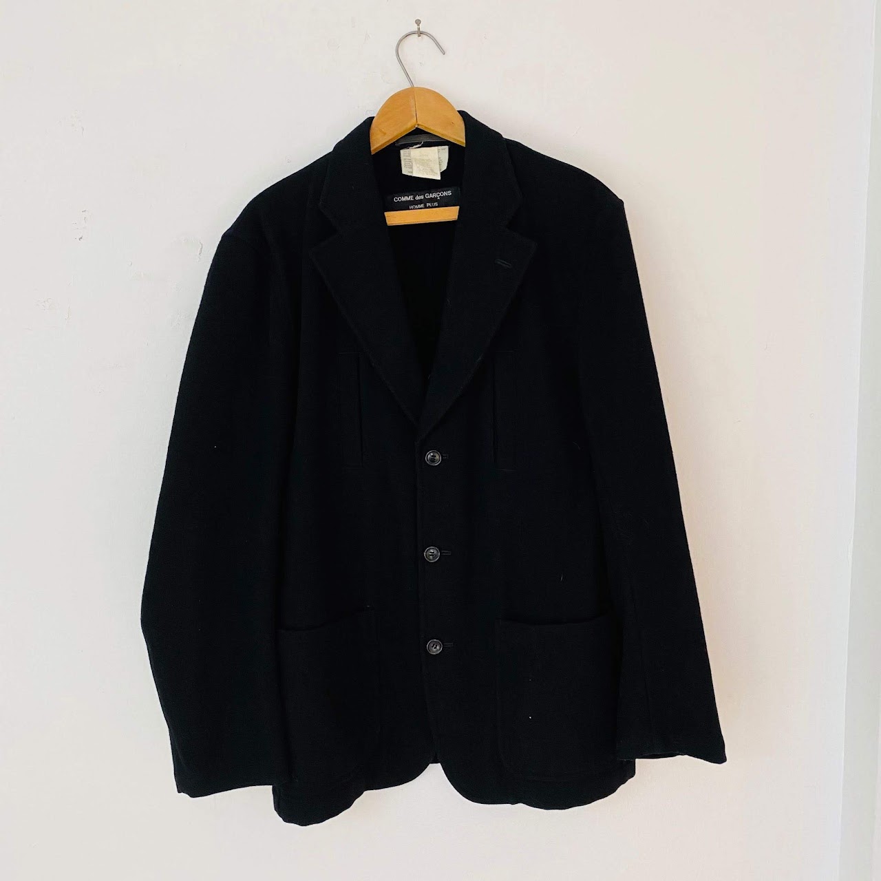 Comme des Garçons Black Wool Blazer