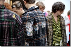 seen backstage ahead of the Marni show during Milan Men's Fashion Week Fall/Winter 2018/19 on January 13, 2018 in Milan, Italy.