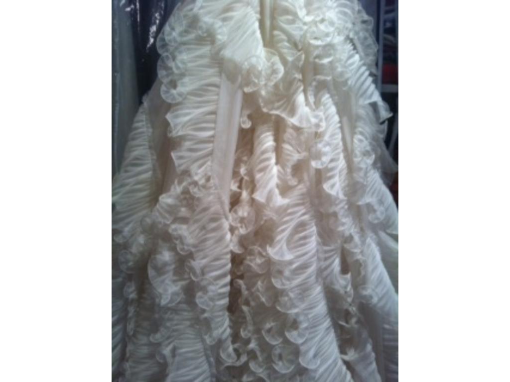 used wedding gown ivory tall